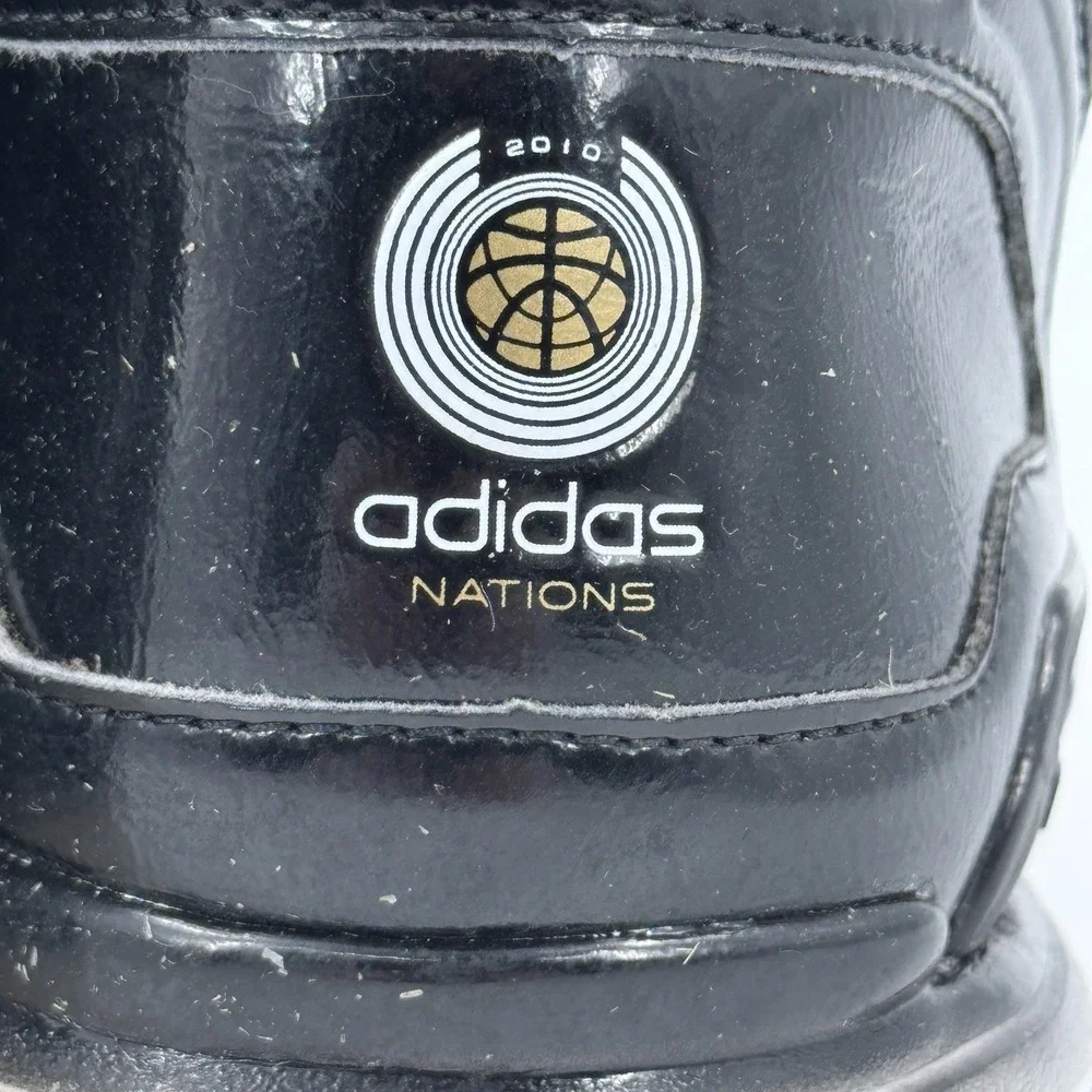 MEN'S ADIDAS SM TS‎ HEAT CHECK NA US SIZE 14 BLACK GOLD G22681
